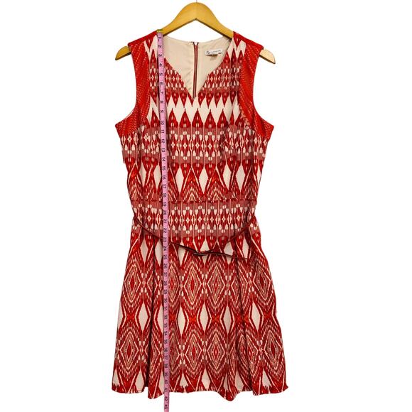 Established 1962 Sun Dress Womens Size 14 Orange Sleeveless A-Line Embroidered - Picture 10 of 14